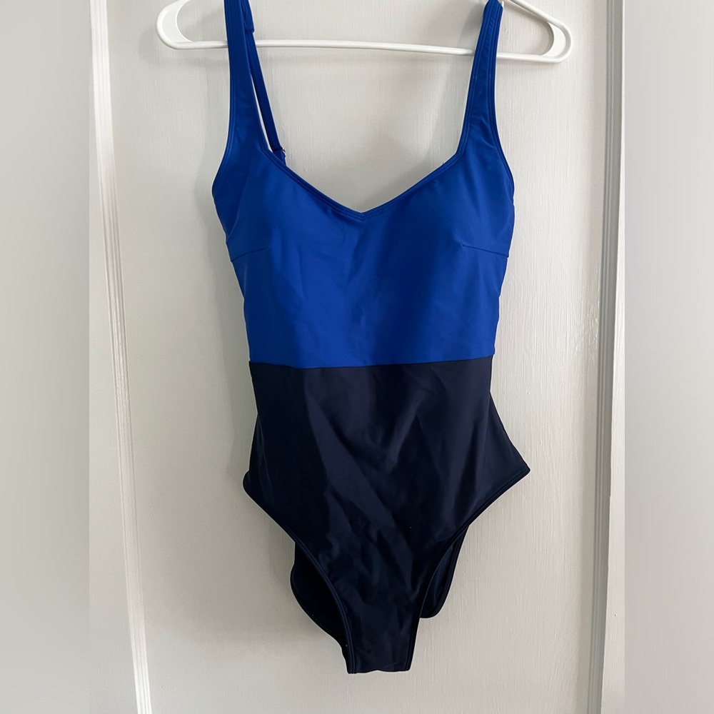 SUMMERSALT Seascape Sweetheart One Piece navy/royal blue